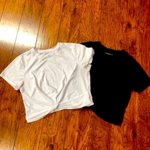 Plain Crop Top (B&W)